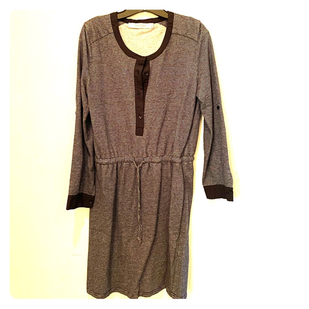 Summer Sage cotton striped dress